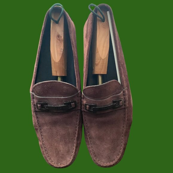 Tod’s Brown Suede Gommino Loafers – Size 13.5 (Made in Italy) - Picture 3 of 5